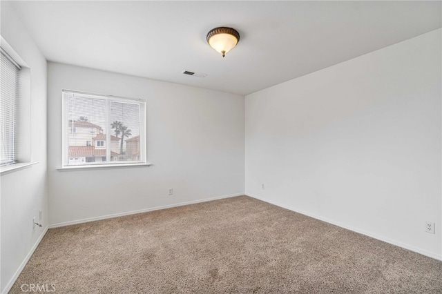 empty room with carpet and a wealth of natural light