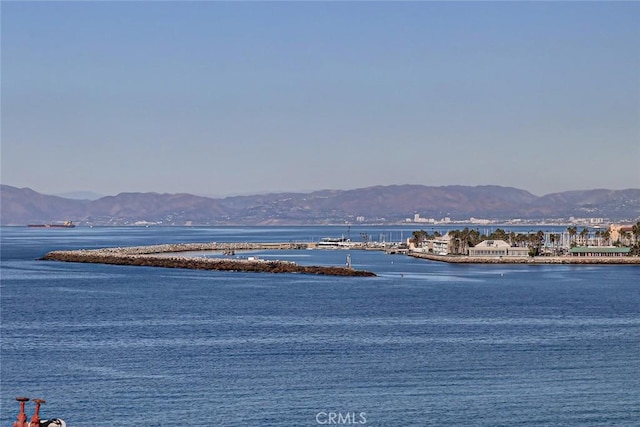 property view of water with a mountain view