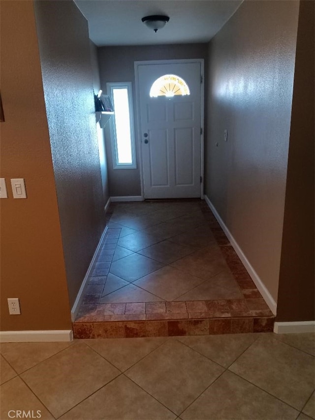 entryway featuring tile patterned floors