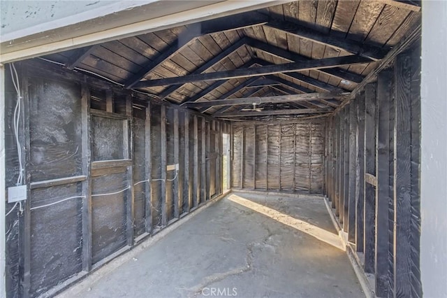 view of storage room