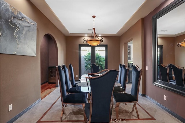 view of dining room