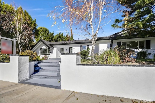 view of ranch-style home