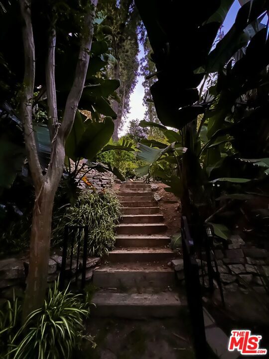 view of stairs