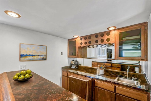 kitchen featuring sink