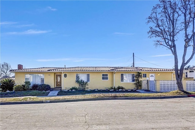 view of ranch-style home