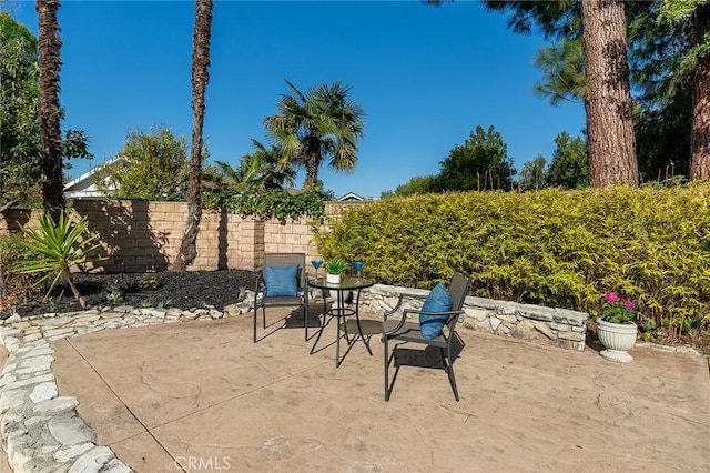 view of patio