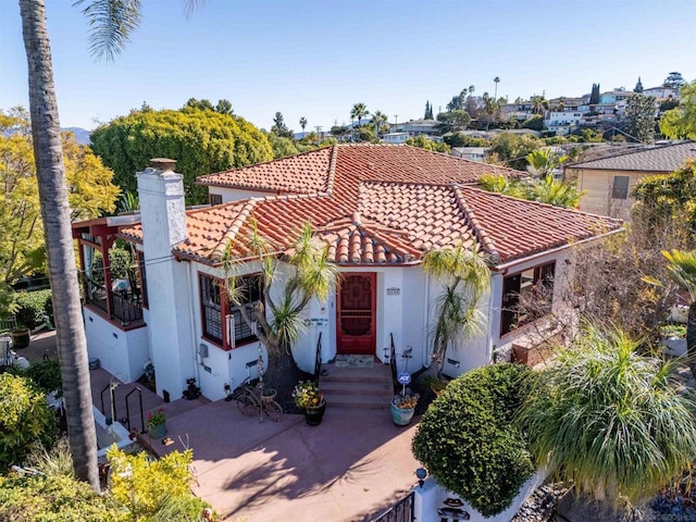 view of mediterranean / spanish home