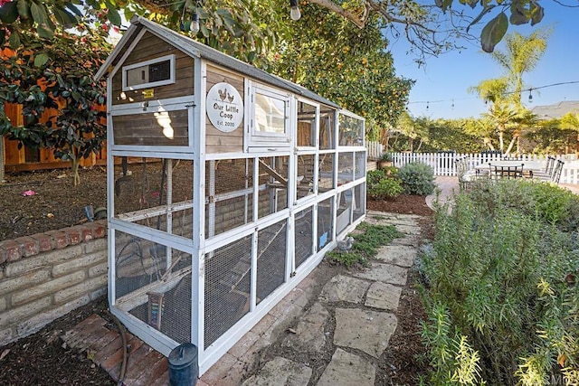 view of outbuilding