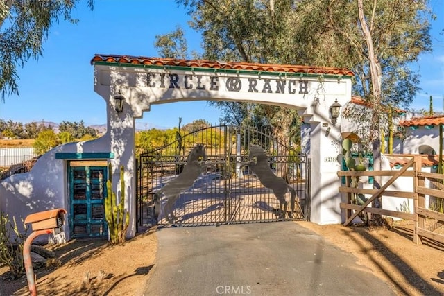 view of gate