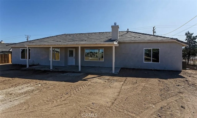 view of rear view of property