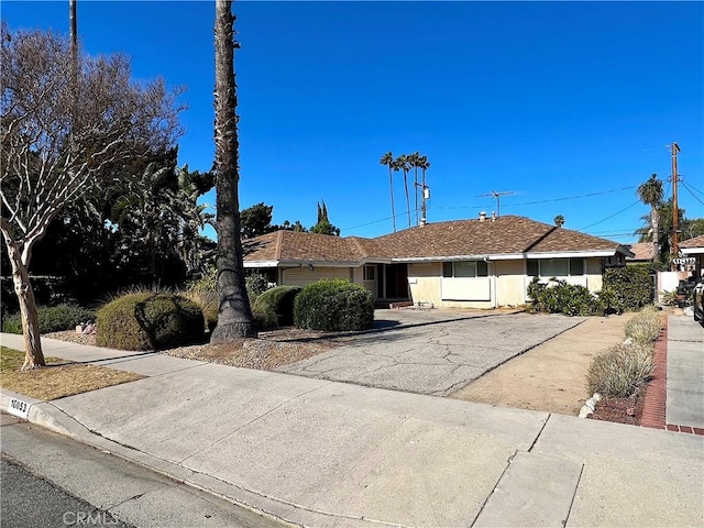 view of ranch-style house