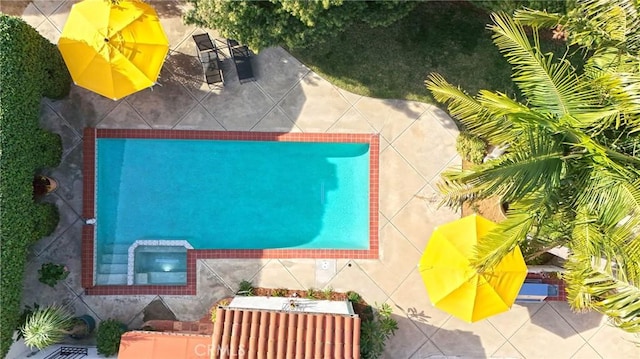 503 W Madison Ave, Placentia, CA 92870 - drone / aerial view of a pool area