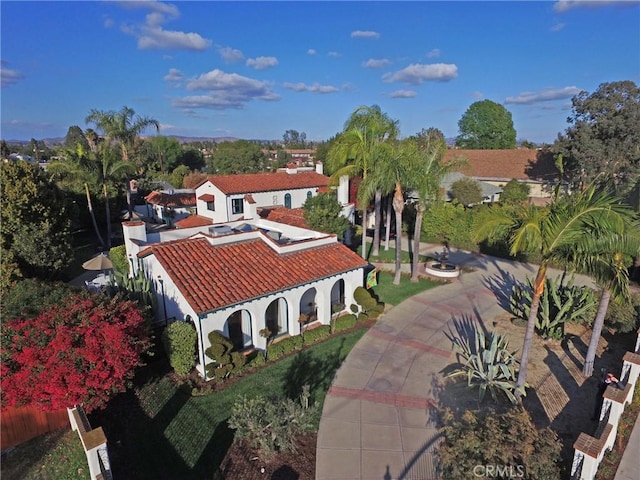 aerial view