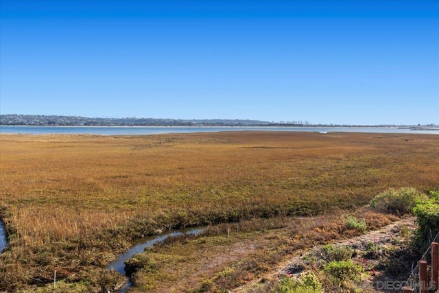 property view of water