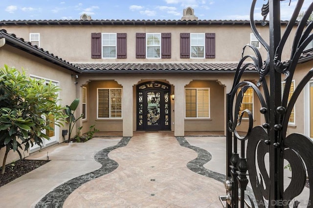 exterior space with a patio