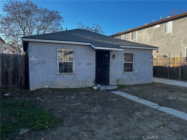 view of front of home