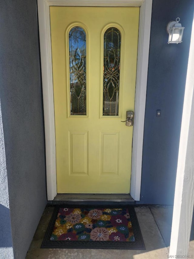 view of entrance to property