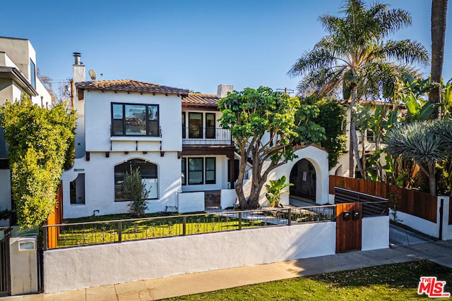 view of mediterranean / spanish house