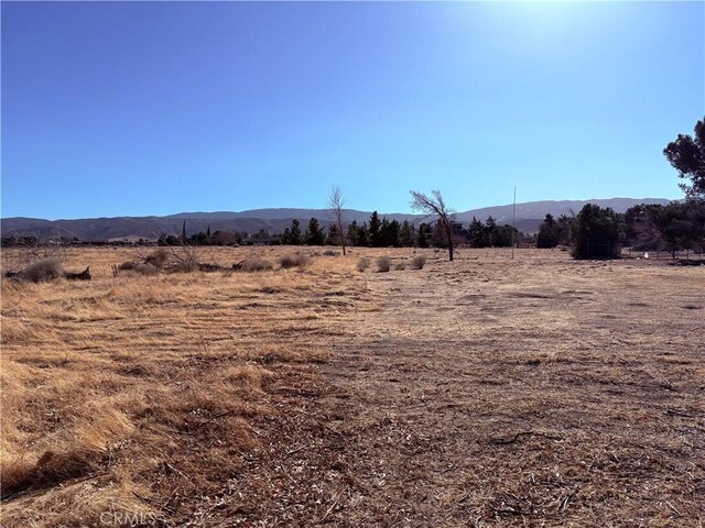 mountain view with a rural view