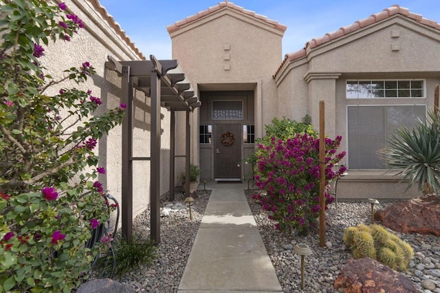 view of property entrance