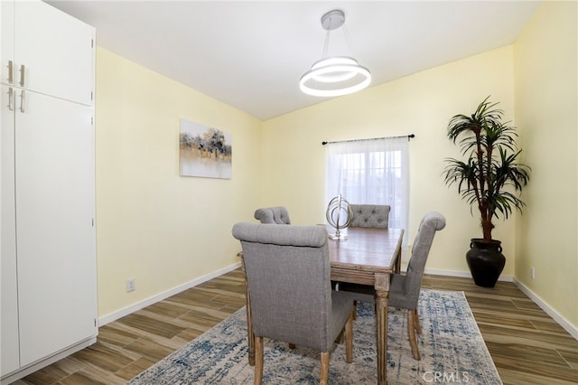 dining room featuring hardwood / wood-style floors