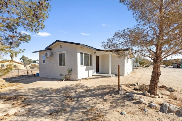 view of rear view of property