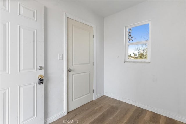 interior space featuring hardwood / wood-style floors