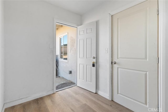 interior space featuring light hardwood / wood-style floors