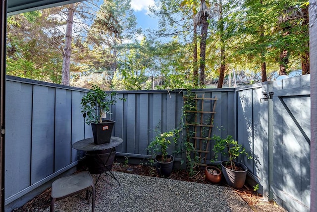 view of patio