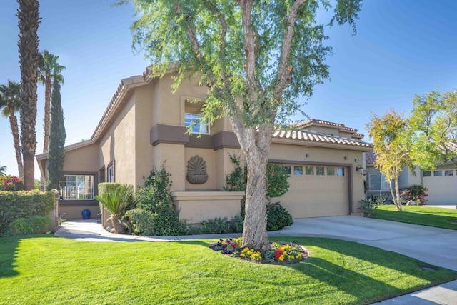 view of front of house featuring a front yard