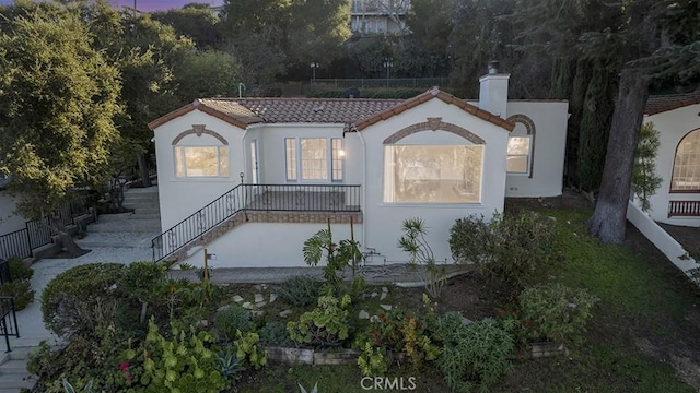 view of rear view of property