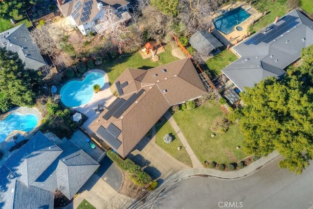 drone / aerial view