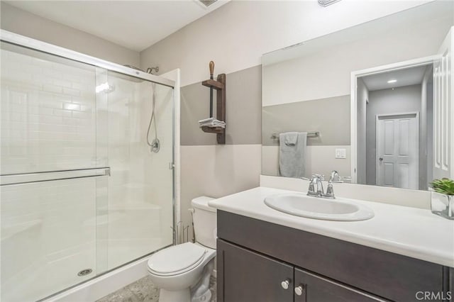 33312 Hitching Post Dr, Winchester, CA 92596 - bathroom with toilet, a stall shower, and vanity