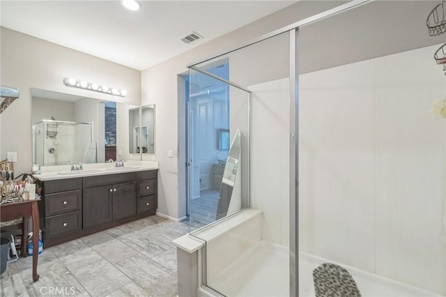 33312 Hitching Post Dr, Winchester, CA 92596 - bathroom with a stall shower and vanity