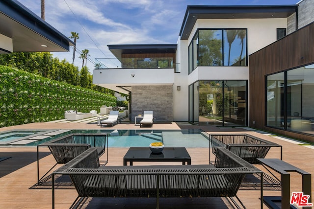 rear view of house with a patio area