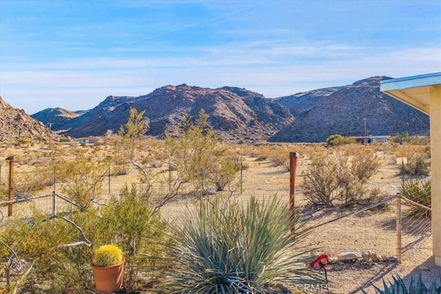 view of mountain feature