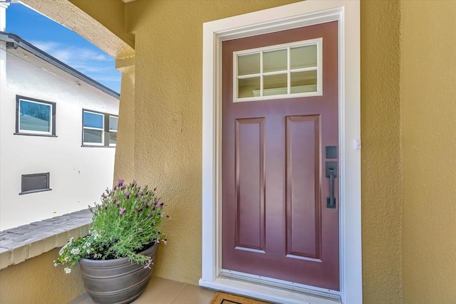 view of entrance to property