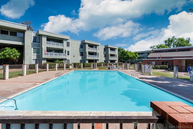 view of pool