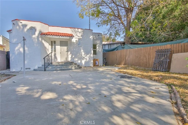 view of rear view of property