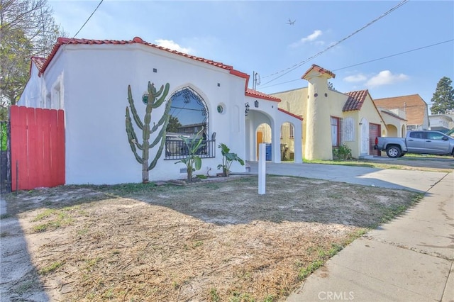 view of mediterranean / spanish house