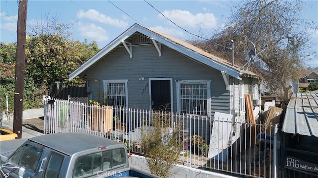 view of bungalow