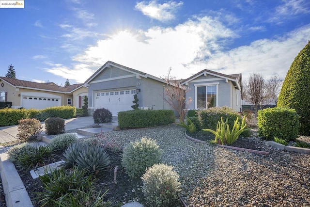 ranch-style house with a garage