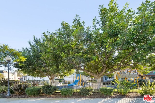 view of property's community featuring a playground