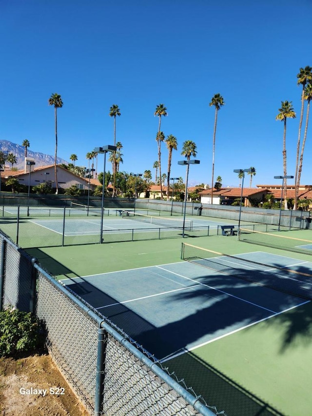 view of sport court