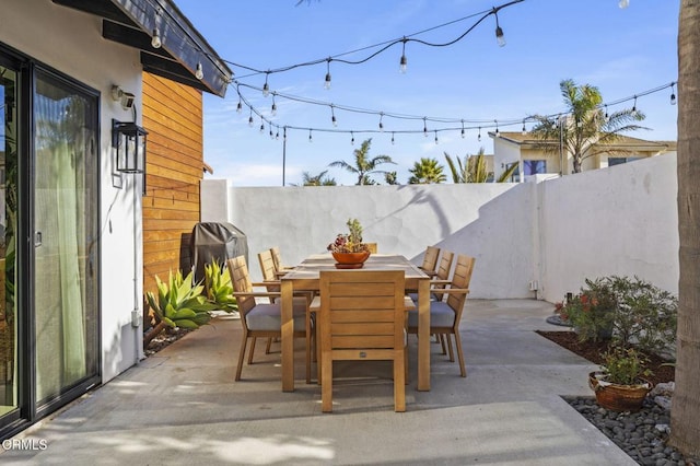 view of patio / terrace featuring area for grilling