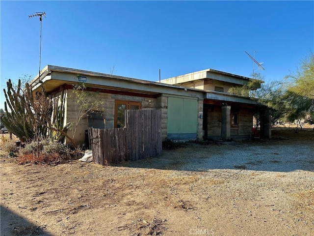 view of home's exterior