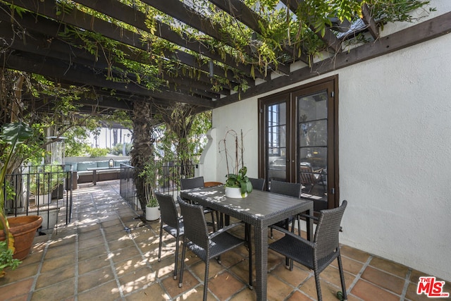 view of patio / terrace with french doors