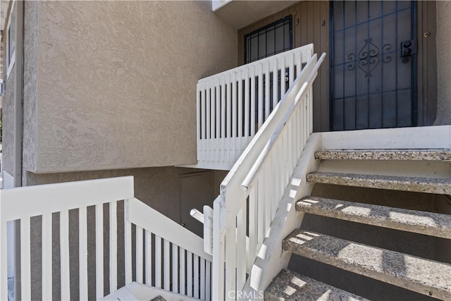 view of stairs