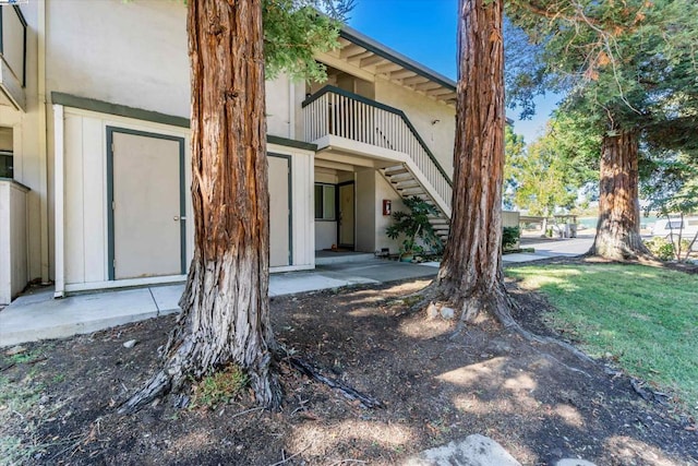 view of rear view of property