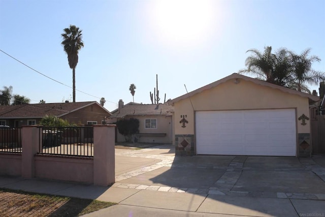 view of ranch-style home